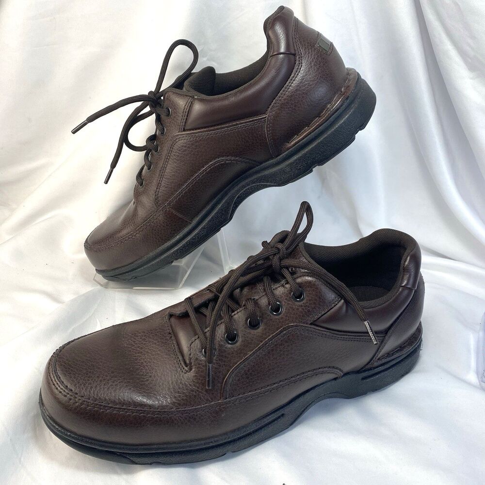 Rockport World Tour Classic Leather Men Size 13 M Brown Walking Shoes K71201